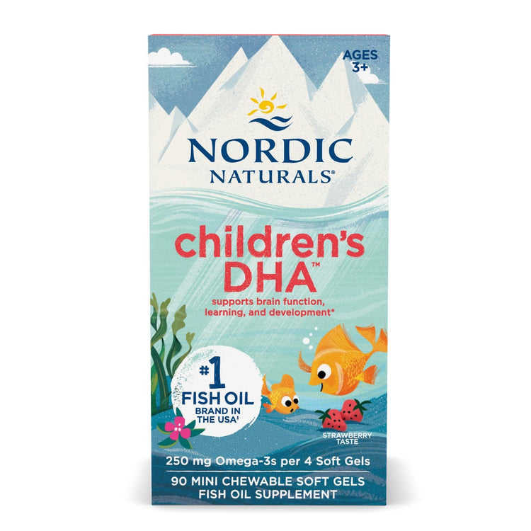 Nordic Naturals Children's DHA strawberry flavoured softgels