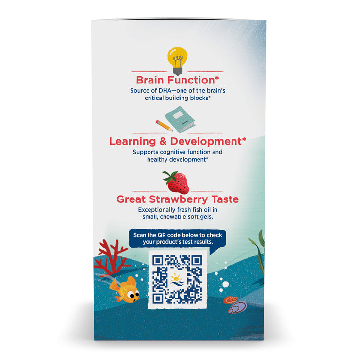 Nordic Naturals Children's DHA strawberry flavoured softgels