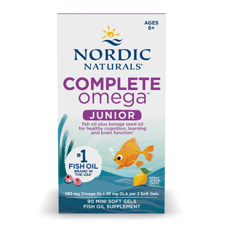 Nordic Naturals Complete Omega Junior (90 lemon softgels for ages 5+)