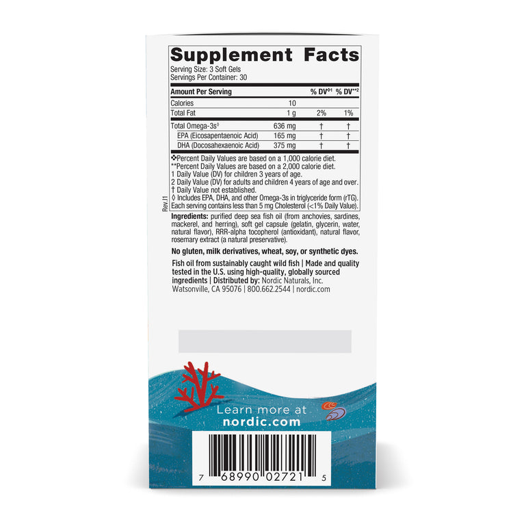 Nordic Naturals Children's DHA Xtra 90 Soft Gels