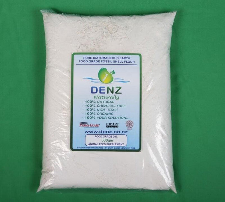 photo of 500g pack of DENZ diatomaceous earth