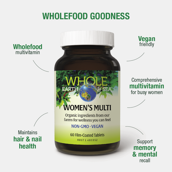 Whole Earth & Sea Women's Multi 60 Tablets