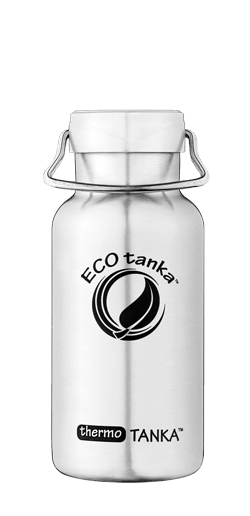 ECOtanka thermoTANKA 350ml Double Wall Vacuum Bottle, SS Wave Lid - NZ Health Store