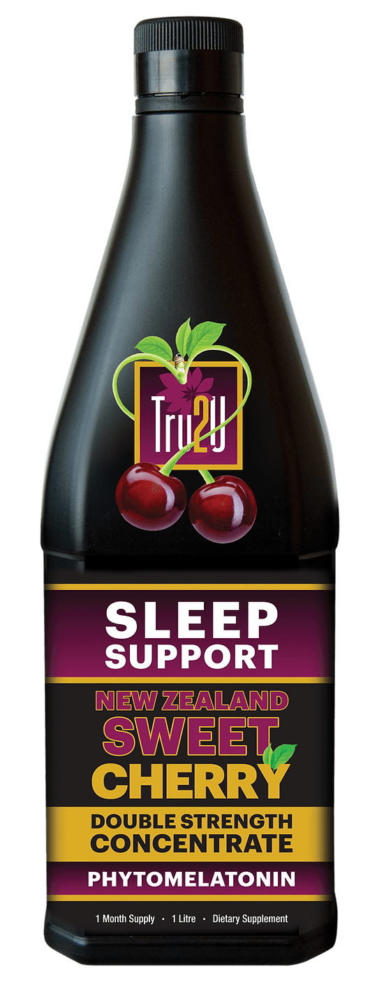 Tru2U Sleep Support Double Strength Sweet Cherry Juice Concentrate 1L - NZ Health Store
