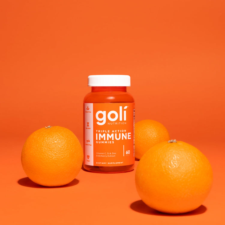 Goli Triple Action Immune Gummies, 60 Gummies