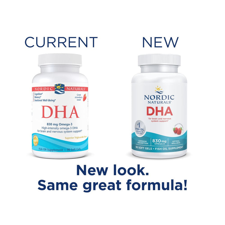 Nordic Naturals DHA, 90 soft gels