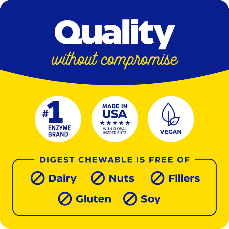 Enzymedica Digest Complete Chewable, 30 Tablets