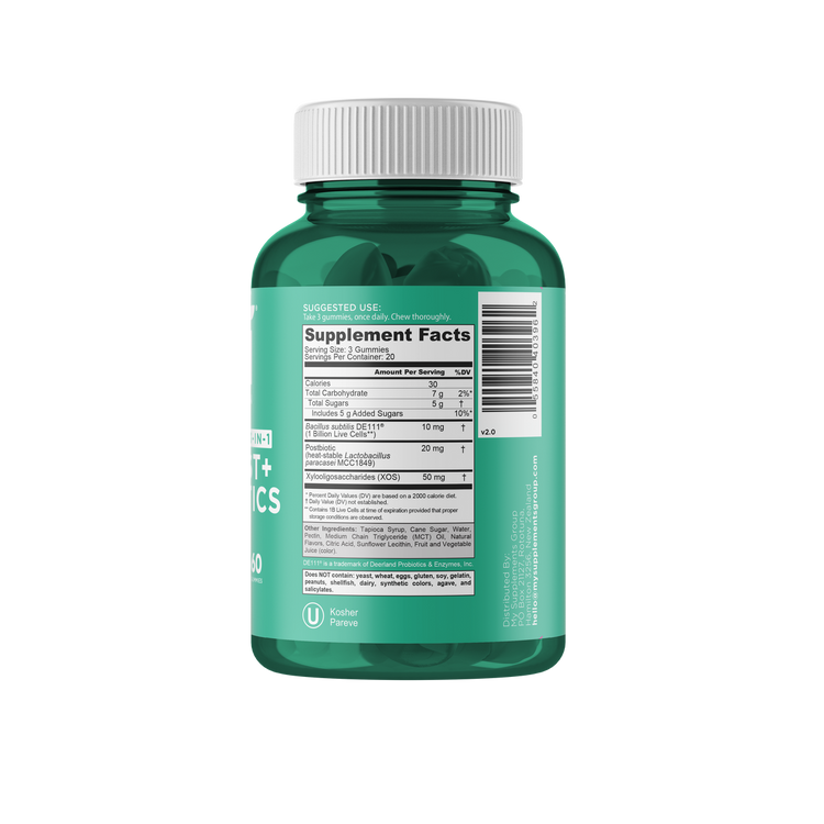 Goli Pre Post + Probiotic Gummies, 60 Gummies