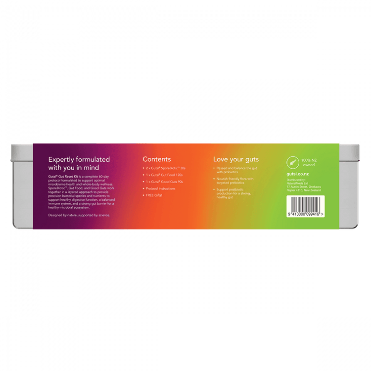 Gutsi Gut Reset Kit, 60 Days - NZ Health Store