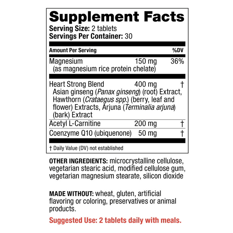 Redd Remedies Heart Strong 60 Capsules - NZ Health Store