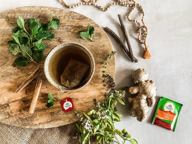 Organic India Tulsi Tummy, 25 tea bags - NZ Health Store