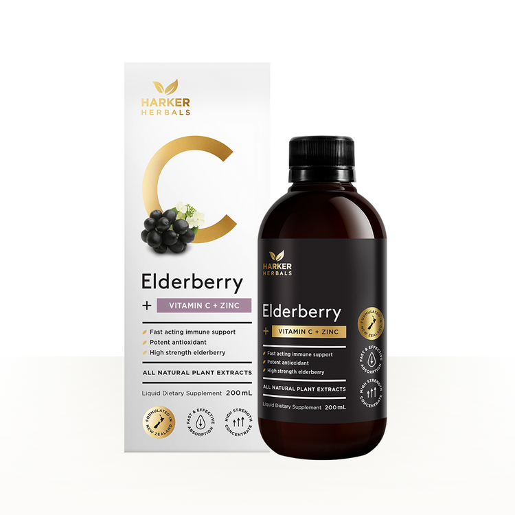 Harker Herbals Vitamin C + Elderberry 200ml