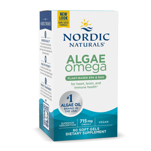 Nordic Naturals Algae Omega (60 soft gels) - Vegetarian - NZ Health Store