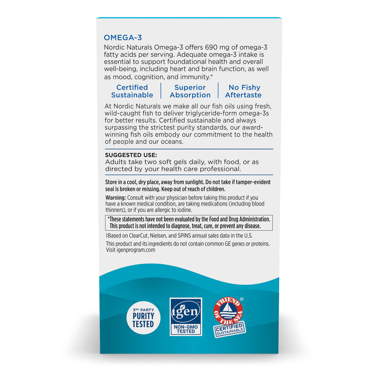 Nordic Naturals Omega-3 Capsules