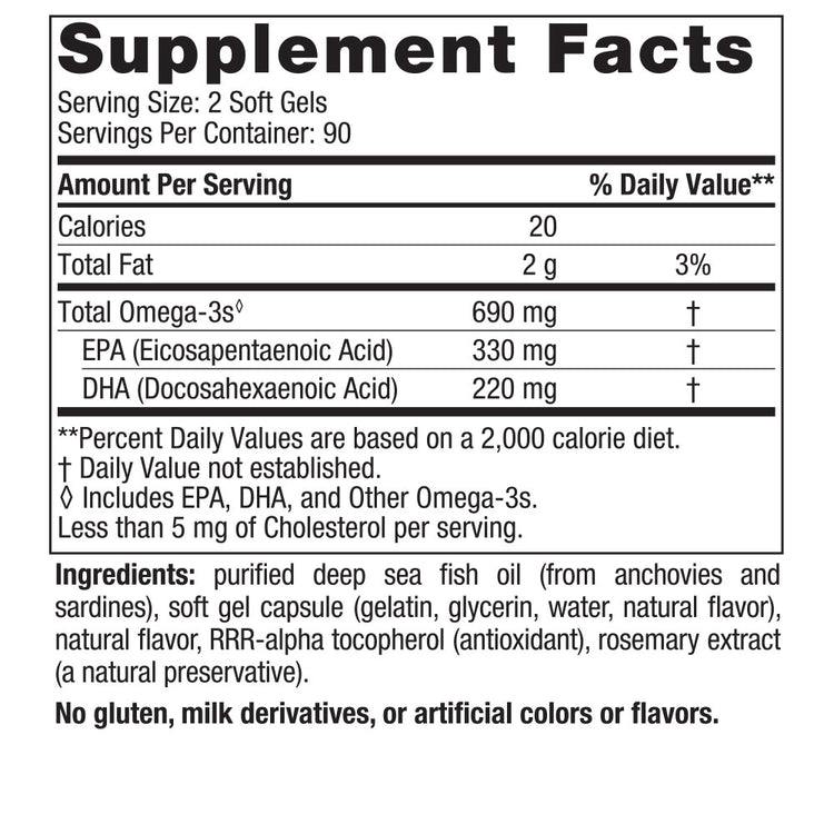 Nordic Naturals Omega-3 Capsules