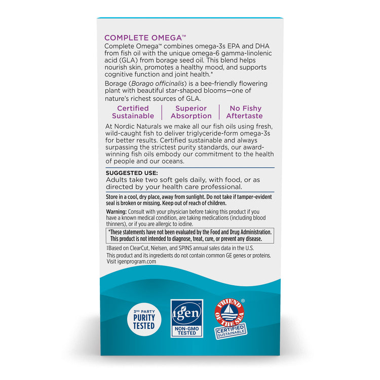 Nordic Naturals Complete Omega (soft gels)