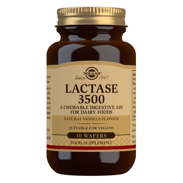Solgar Lactase 3500 Chewable (30 Wafers) - NZ Health Store