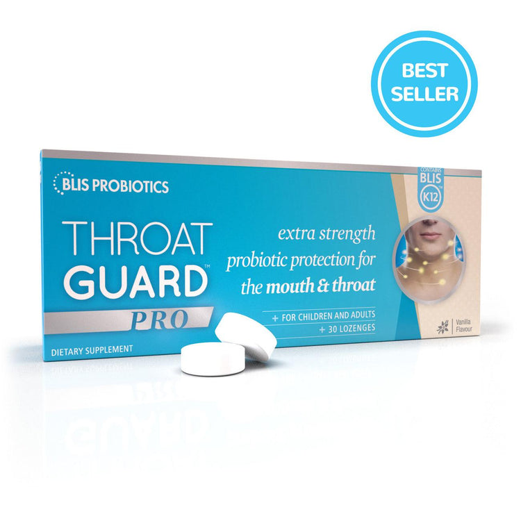 Blis ThroatGuard Pro with BLIS K12™ Lozenges 30 – Vanilla - NZ Health Store