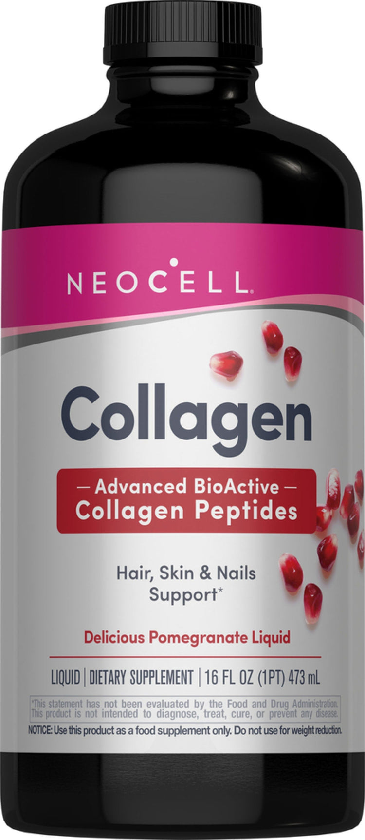 NeoCell Collagen Pomegranate Liquid, 473ml