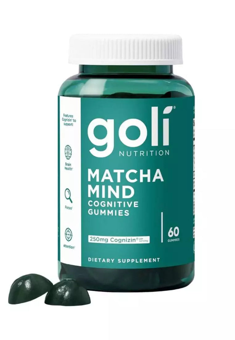Goli Matcha Mind, 60 Gummies