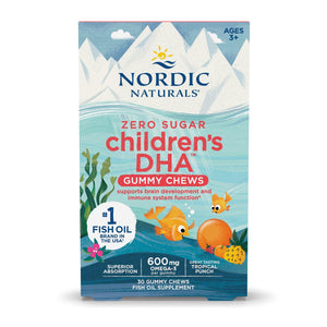 Nordic Naturals Children's DHA Gummies, 30 Tropical Punch - NZ Health Store
