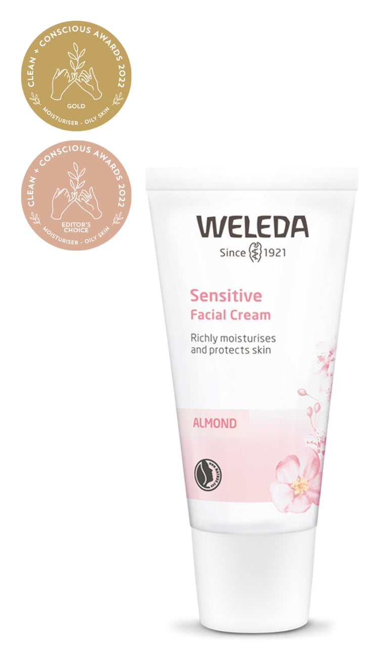 Weleda Sensitive Soothing Moisturiser – Almond 30ml