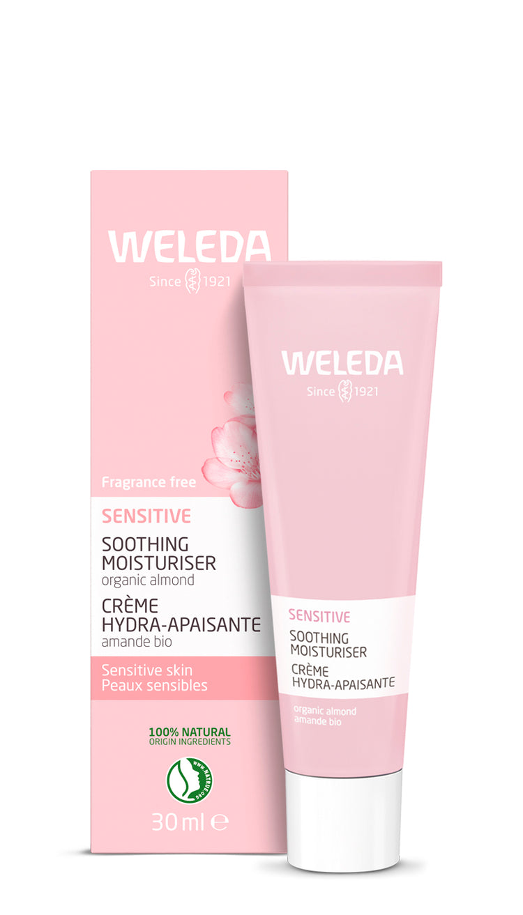 Weleda Sensitive Soothing Moisturiser – Almond 30ml