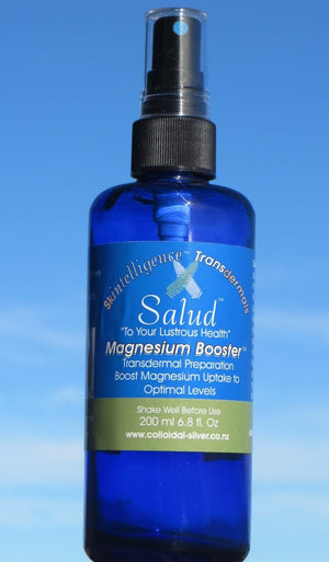 Salud Colloidal Silver Magnesium Booster Transdermal Supplement Spray, 200ml - NZ Health Store