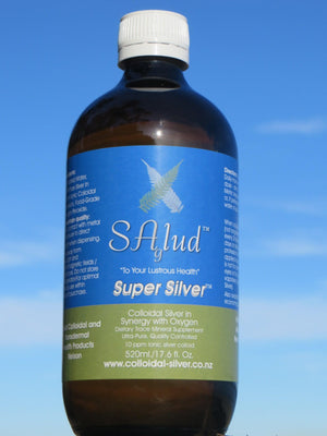 Salud Colloidal Super Silver Liquid, 520ml Cap - NZ Health Store