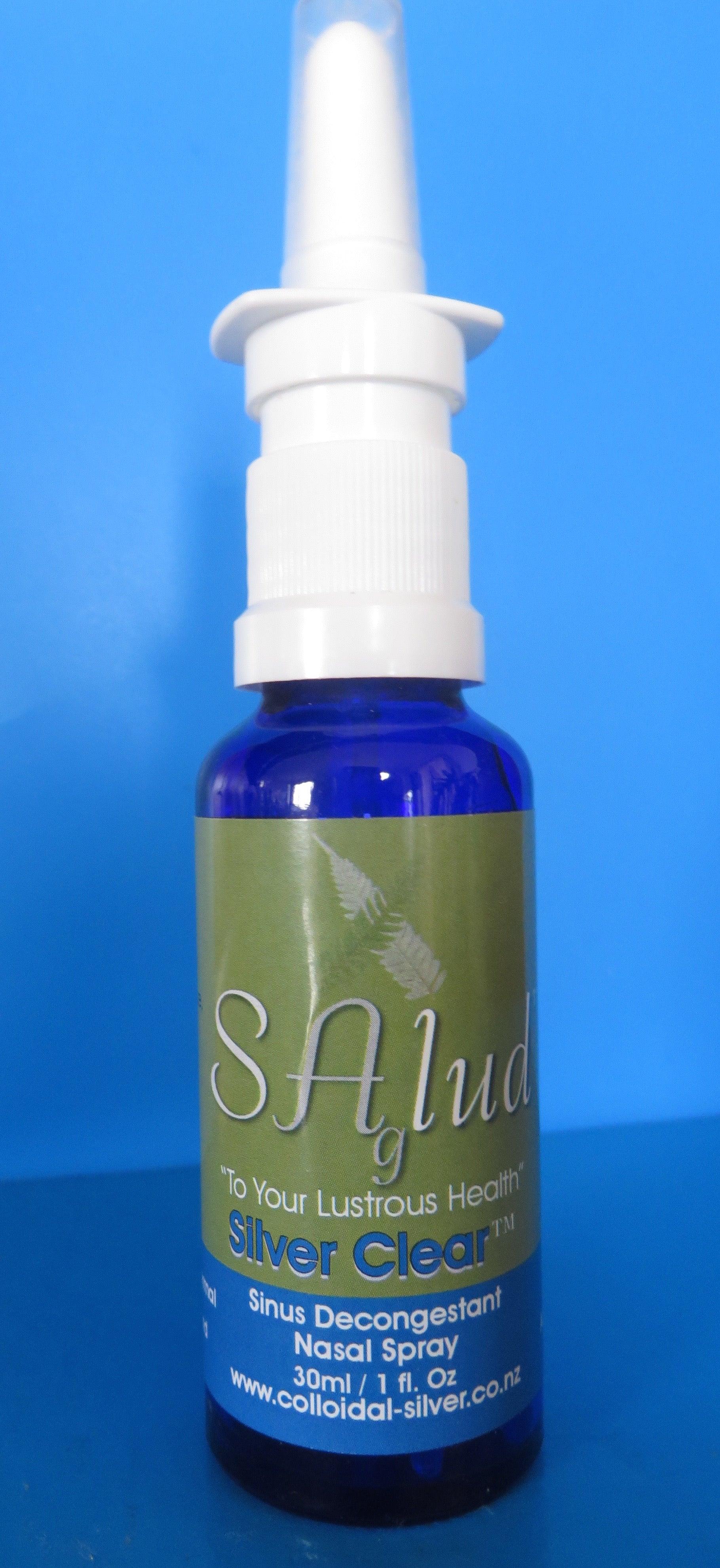 Salud Colloidal Silver Nasal Spray, 30ml NZ Health Store
