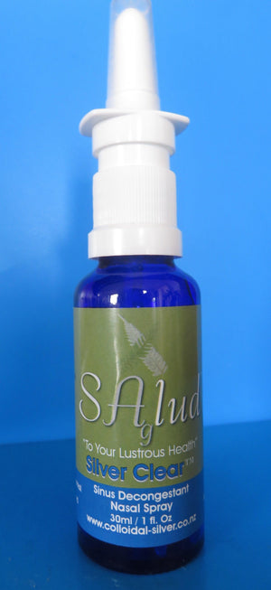 Salud Colloidal Silver Nasal Spray, 30ml - NZ Health Store