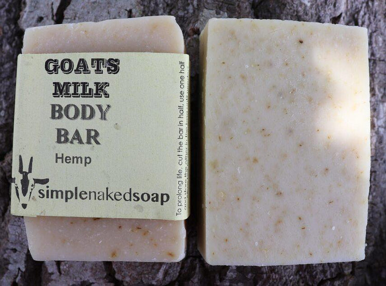 SNS Goats Milk Body Bar Hemp - NZ Health Store