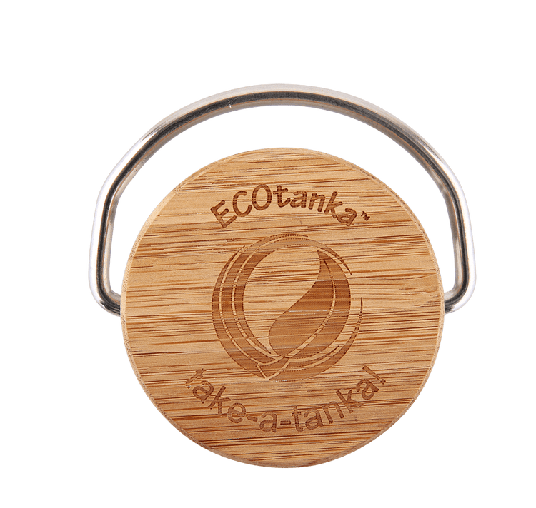 ECOtanka Stainless Steel Bamboo Lid - NZ Health Store
