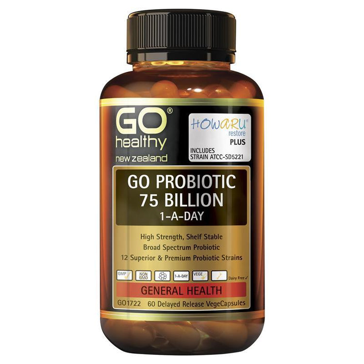 Go Healthy Go Probiotic 75 Billion - NZ Health Store