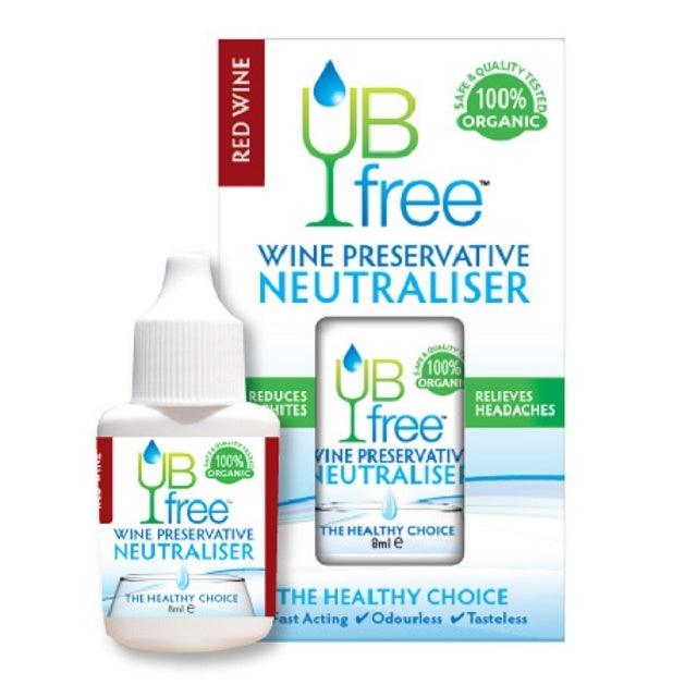 UB Free Red Wine Preservative Neutraliser Drops, 8ml - NZ Health Store