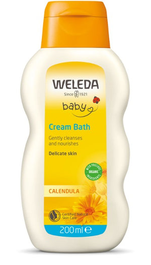 Weleda Baby Calendula Cream Bath, 200ml