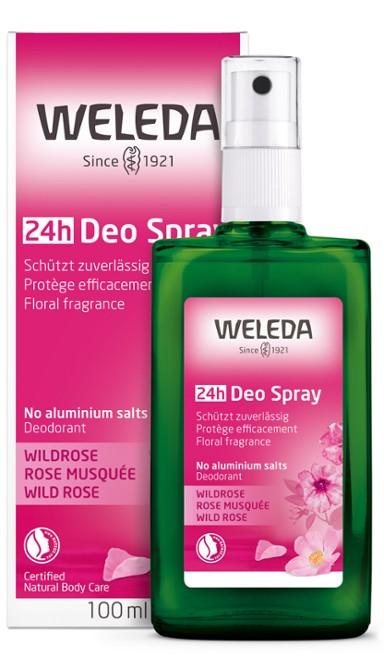 Weleda Wild Rose 24h Deodorant Spray, 100ml - NZ Health Store