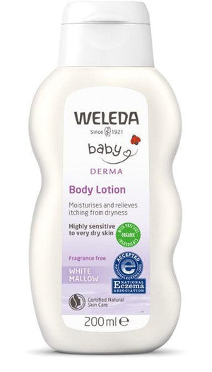 Weleda Baby White Mallow Body Lotion, 200ml - NZ Health Store