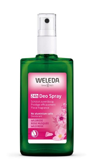 Weleda Wild Rose 24h Deodorant Spray, 100ml - NZ Health Store