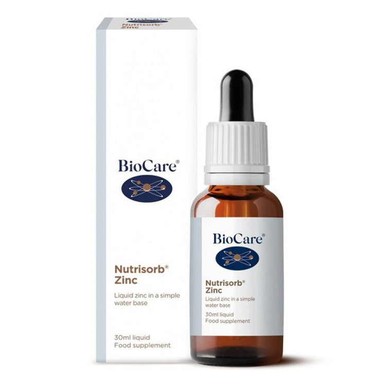 Biocare Nutrisorb Zinc (Liquid Zinc), 30ml NEW FORMULATION - NZ Health Store