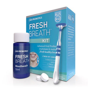 Blis FreshBreath Kit with BLIS K12™, 4 Weeks Supply (Peppermint) - NZ Health Store