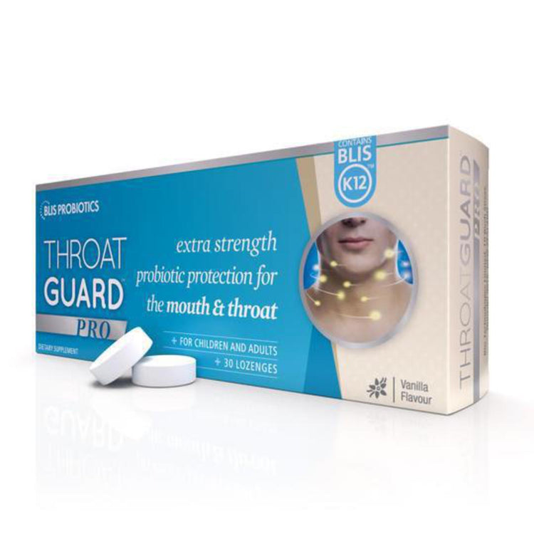 Blis ThroatGuard Pro with BLIS K12™ Lozenges 30 – Vanilla - NZ Health Store