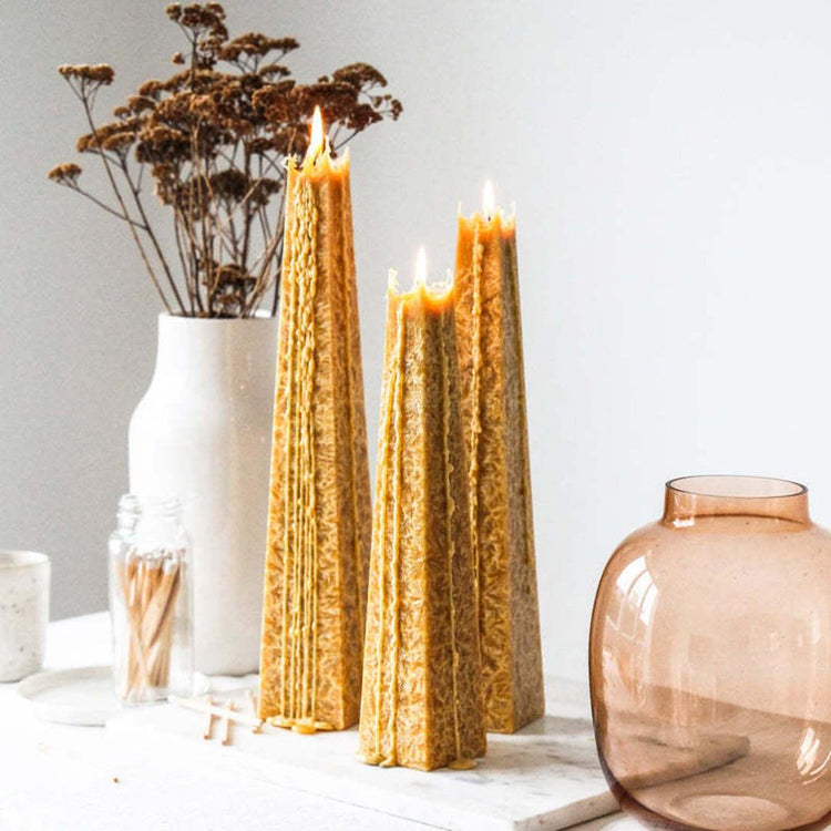 Living Light Icicle Candle - White Lily - NZ Health Store