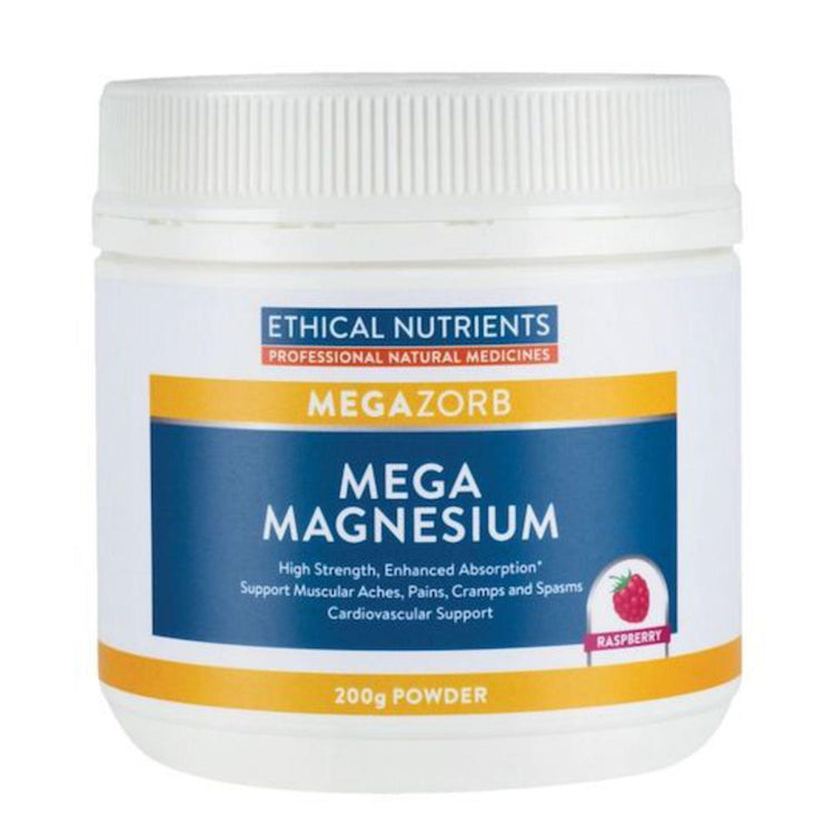Ethical Nutrients Mega Magnesium, 200g Powder - NZ Health Store