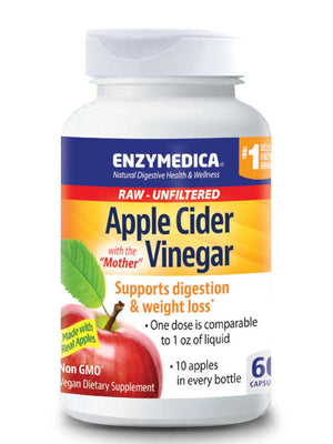 Enzymedica Apple Cider Vinegar, 60 capsules - NZ Health Store