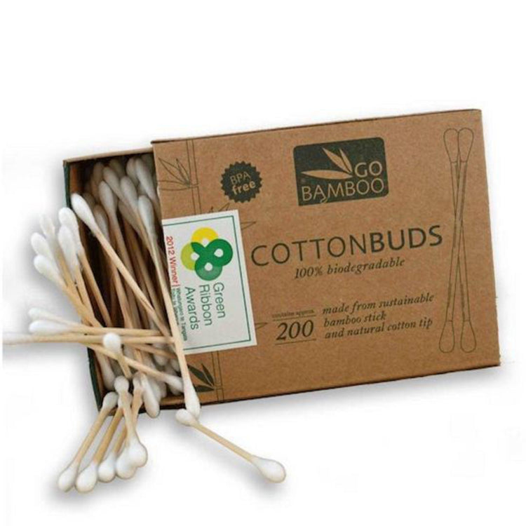 Go Bamboo - Cotton Buds - NZ Health Store