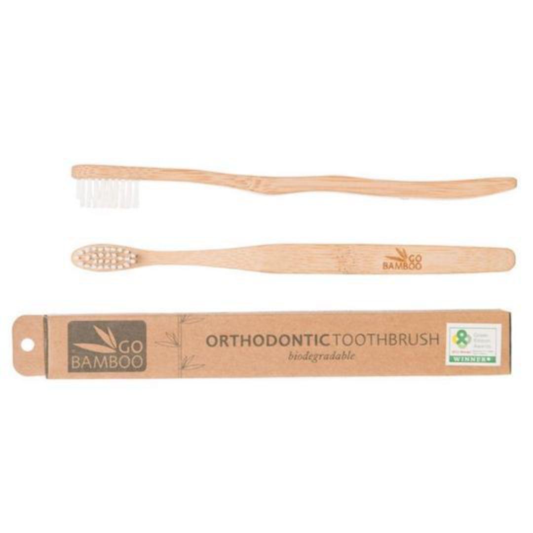 Go Bamboo Orthodontic Toothbrush NZ Health Store
