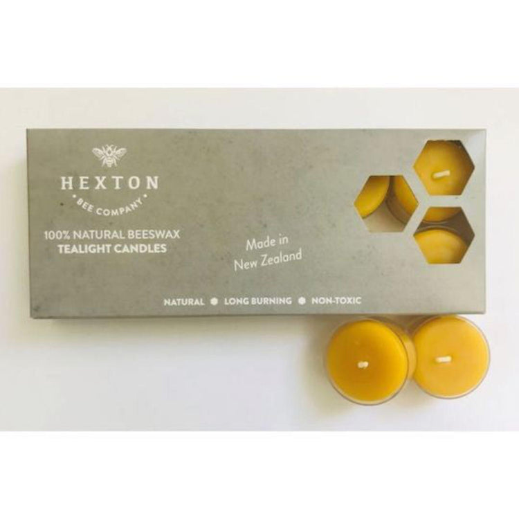 Hexton Bee Company Tealight Sets - Round or Heart (10 Pack) - NZ Health Store