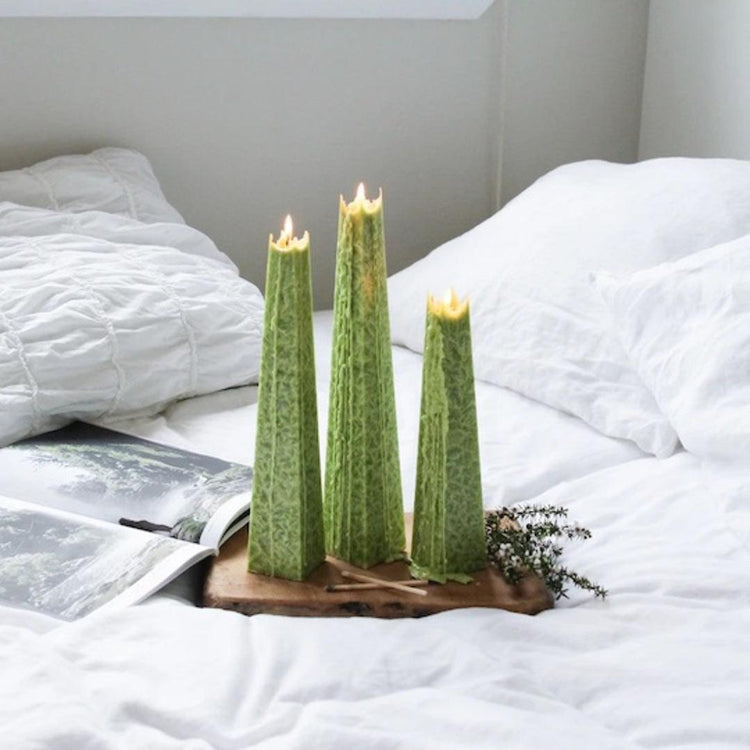 Living Light Icicle Candle - Lemon Bergamot - NZ Health Store