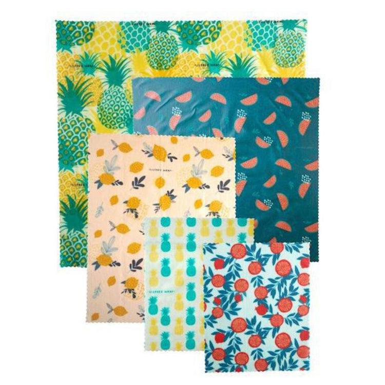 LilyBee Wrap Family Pack - set of 5 (Fruity Friends or Garden) - NZ Health Store